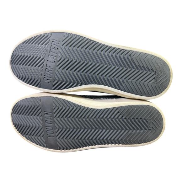 P448 John Mixed Media Sneaker Women size 37 US 7-7.5 - Picture 7 of 7